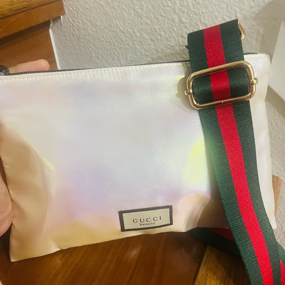 Gucci silver Metallic bag